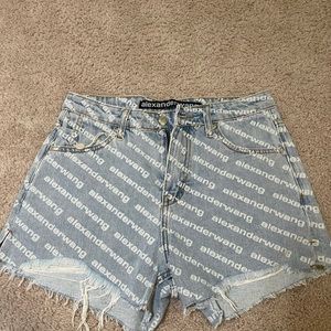 Alexander Wang Jean Shorts